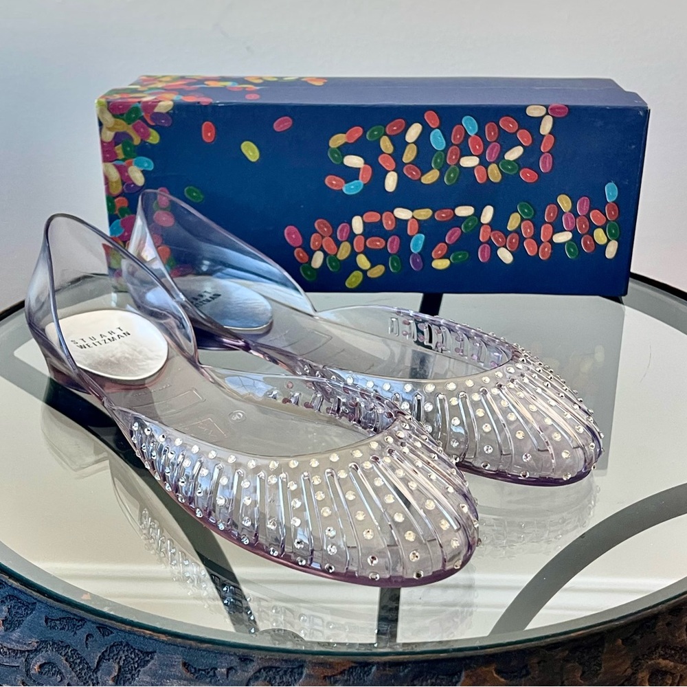 Stuart Weitzman Jelly Flats, Size 40 EU (10 US)